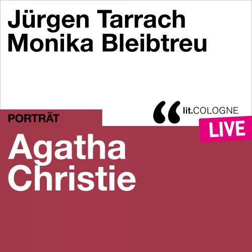 Cover - Agatha Christie - Agatha Christie - lit.COLOGNE live