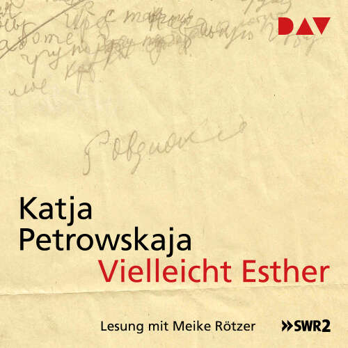 Cover - Katja Petrowskaja - Vielleicht Esther