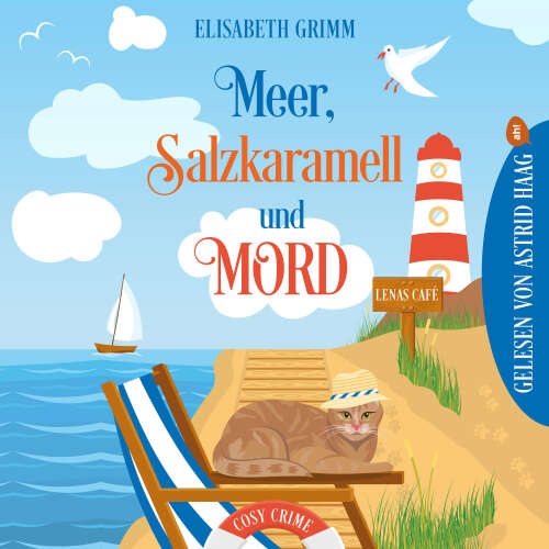 Cover - Elisabeth Grimm - Lenas Café, Cosy Crime Serie - Band 5 - Meer, Salzkaramell und Mord