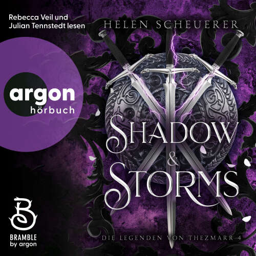 Cover - Helen Scheuerer - Die Legenden von Thezmarr - Band 4 - Shadow and Storms - Die Legenden von Thezmarr 4