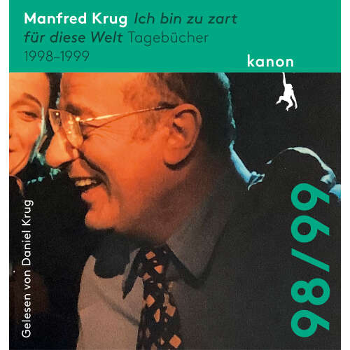 Cover - Manfred Krug - Ich bin zu zart für diese Welt - Tagebücher 1998 - 1999