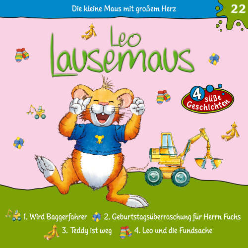 Cover - Leo Lausemaus - Folge 22 - Leo wird Baggerfahrer