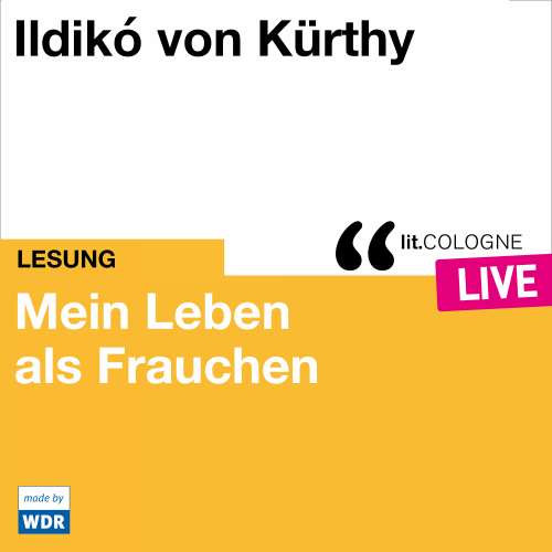Cover - Ildikó von Kürthy - Mein Leben als Frauchen - lit.COLOGNE live
