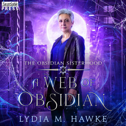 Cover - Lydia M. Hawke -  A Web of Obsidian - The Obsidian Sisterhood, Book 1