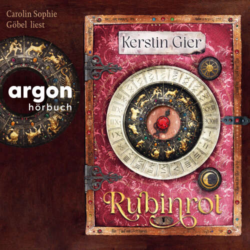 Cover - Kerstin Gier - Liebe geht durch alle Zeiten. Die Edelstein-Trilogie - Band 1 - Rubinrot - Liebe geht durch alle Zeiten