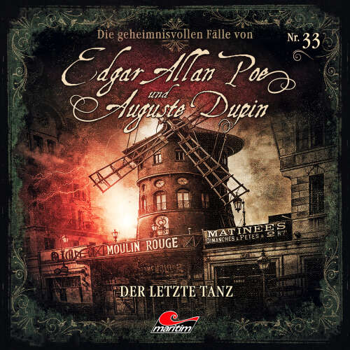 Cover - Edgar Allan Poe & Auguste Dupin - Folge 33 - Der letzte Tanz