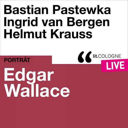 Cover - Edgar Wallace - Edgar Wallace - lit.COLOGNE live
