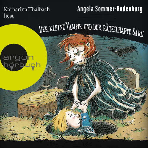 Cover - Angela Sommer-Bodenburg - Der kleine Vampir - Band 12 - Der kleine Vampir und der rätselhafte Sarg