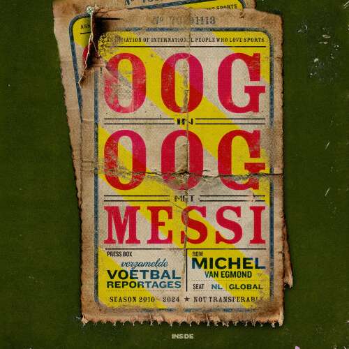 Cover - Michel Egmond - Oog in oog met Messi - verzamelde voetbalreportages