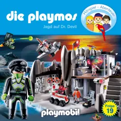 Cover - Die Playmos - Das Original Playmobil Hörspiel - Folge 19 - Jagd auf Dr. Devil