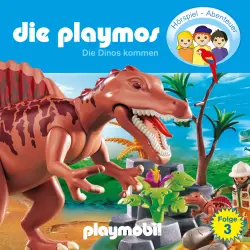 Cover - Die Playmos - Das Original Playmobil Hörspiel - Folge 3 - Die Dinos kommen