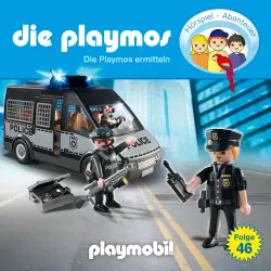 Cover - Die Playmos - Das Original Playmobil Hörspiel - Folge 46 - Die Playmos ermitteln
