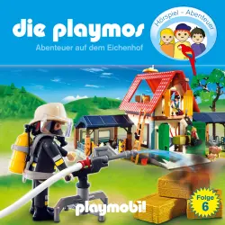 Cover - Die Playmos - Das Original Playmobil Hörspiel - Folge 6 - Abenteuer auf dem Eichenhof