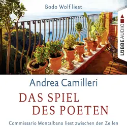 Cover - Andrea Camilleri - Commissario Montalbano - Commissario Montalbano liest zwischen den Zeilen - Band 16 - Das Spiel des Poeten