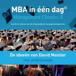 Cover - Ben Tiggelaar - De ideeën van David Maister over professionals - Management Classics II