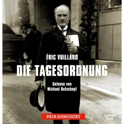 Cover - Éric Vuillard - Die Tagesordnung