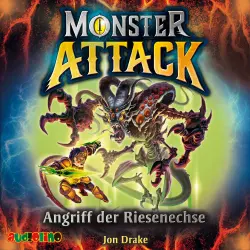 Cover - Jon Drake - Monster Attack - Teil 1 - Angriff der Riesenechse