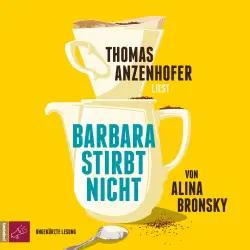 Cover - Alina Bronsky - Barbara stirbt nicht