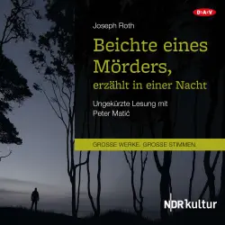 Cover - Joseph Roth - Beichte eines Mörders, erzählt in einer Nacht