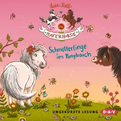 Cover - Suza Kolb - Die Haferhorde - Teil 4 - Schmetterlinge im Ponybauch