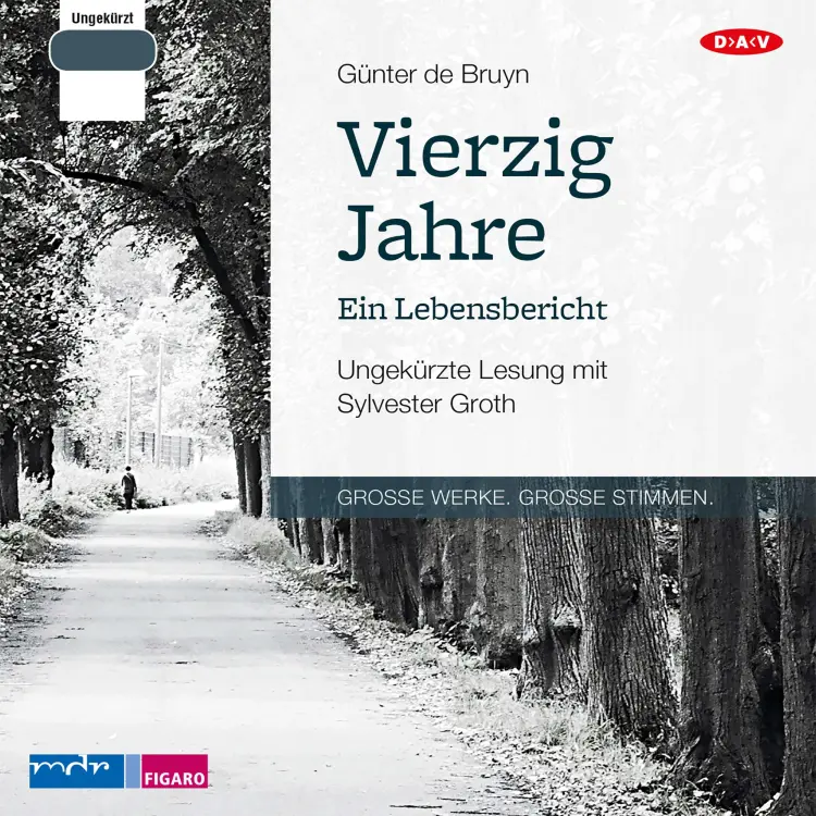 Cover von Günter de Bruyn - Vierzig Jahre - Ein Lebensbericht