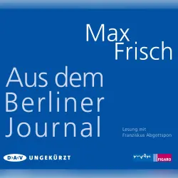 Cover - Max Frisch - Aus dem Berliner Journal