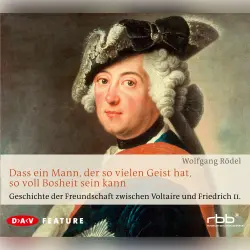 Cover - Wolfgang Rödel - Dass ein Mann, der so vielen Geist hat, so voll Bosheit sein kann. Geschichte der Freundschaft zwischen Voltaire und Friedrich II