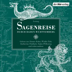 Cover - Ludwig Bechstein - Sagenreise durch Baden-Württemberg - Heilbronn - Weinsberg - Baden-Baden - Schwarzwald - Freiburg - Hornberg - Villingen - Bodensee - Schwäbisch Gmünd - Pfullingen - Blaubeuren - Ulm