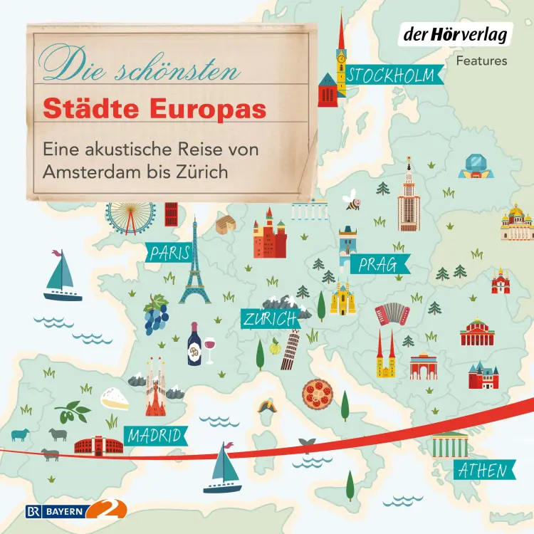 Cover von Florian Schairer - Sehnsuchtsreisen - Band 3 - Die schönsten Städte Europas - Eine akustische Reise von Amsterdam bis Zürich