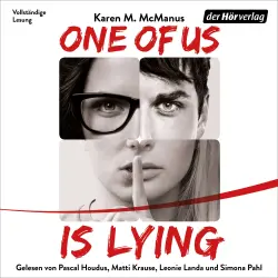 Cover - Karen M. McManus - Die ONE OF US IS LYING-Reihe - Band 1 - One Of Us Is Lying