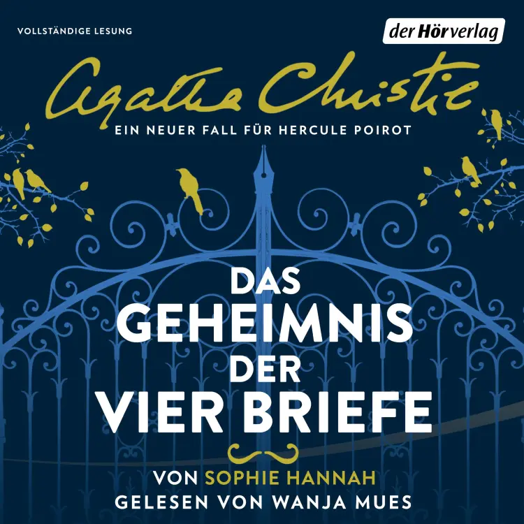 Cover von Sophie Hannah - Hercule Poirot 3 - Das Geheimnis der vier Briefe
