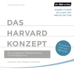 Cover - Roger Fisher - Das Harvard-Konzept - Die unschlagbare Methode für beste Verhandlungsergebnisse