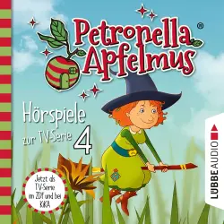Cover - Petronella Apfelmus - Petronella Apfelmus - Hörspiele zur TV Serie - Folge 4 - Verhexte Bäckerei, Das Band der Freundschaft, Hexengeburtstag, Aufprall mit Folgen