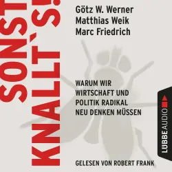 Cover - Matthias Weik - Sonst knallt's! - Warum wir Wirtschaft und Politik radikal neu denken müssen
