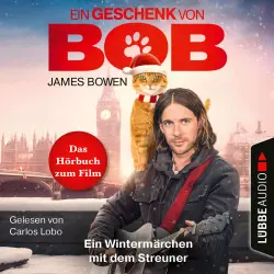 Cover - James Bowen - Ein Geschenk von Bob - Ein Wintermärchen mit dem Streuner