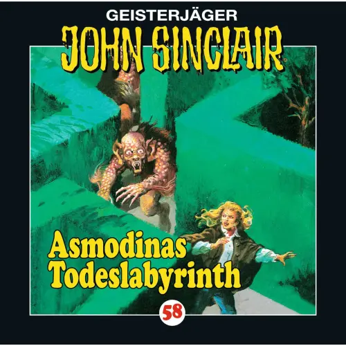 Cover von Jason Dark - John Sinclair - Folge 58 - Asmodinas Todeslabyrinth