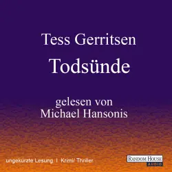 Cover - Tess Gerritsen - Rizzoli-&-Isles-Thriller 3 - Todsünde
