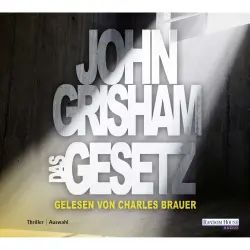 Cover - John Grisham - Das Gesetz