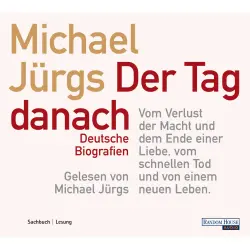 Cover - Michael Jürgs - Der Tag danach - Vom Verlust der Macht und dem Ende einer Liebe, vom schnellen Tod und von einem neuen Leben