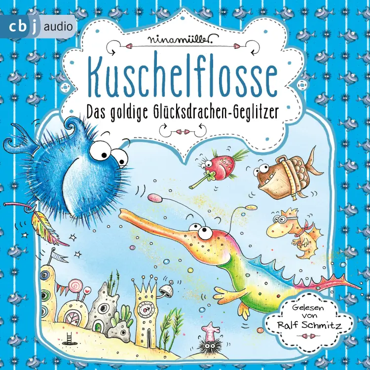 Cover von Nina Müller - Kuschelflosse - Das goldige Glücksdrachen-Geglitzer