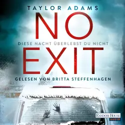 Cover - Taylor Adams - No Exit - Diese Nacht überlebst du nicht