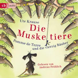 Cover - Ute Krause - Die Muskeltiere 3 - Pomme de Terre und die vierzig Räuber