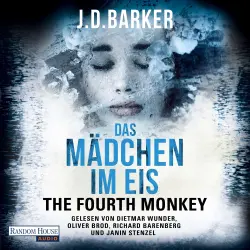 Cover - J.D. Barker - Sam Porter - Band 2 - The Fourth Monkey - Das Mädchen im Eis