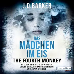 Cover - J.D. Barker - Sam Porter - The Fourth Monkey - Das Mädchen im Eis