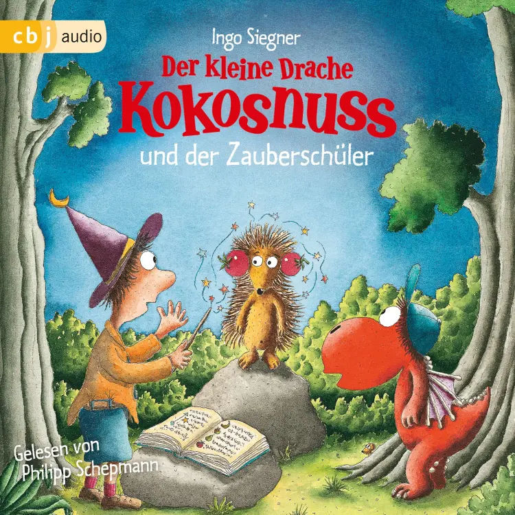 Cover von Die Abenteuer des kleinen Drachen Kokosnuss - 26 - Der kleine Drache Kokosnuss und der Zauberschüler