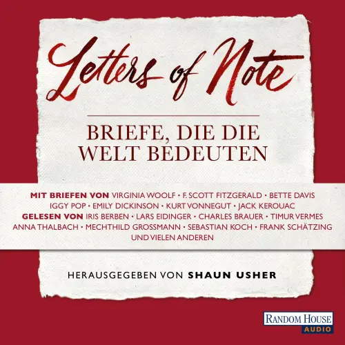 Cover von Shaun Usher - Letters of Note - Briefe, die die Welt bedeuten