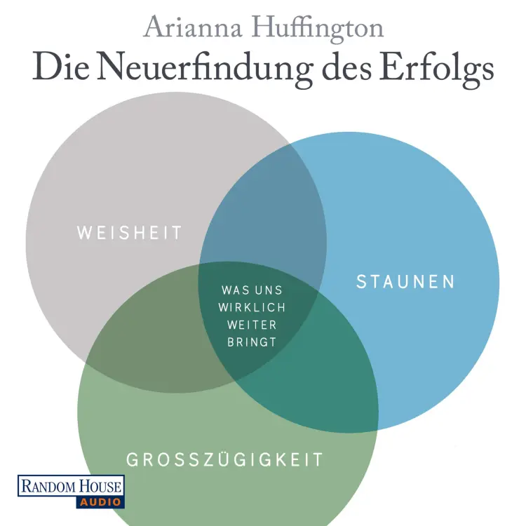 Cover von Arianna Huffington - Die Neuerfindung des Erfolgs - Weisheit, Staunen, Großzügigkeit  - Was uns wirklich weiter bringt