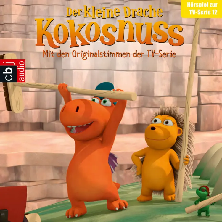 Cover von Ingo Siegner - Der kleine Drache Kokosnuss - Hörspiel zur TV-Serie 12 - Reingefallen / Taxi für Adele / Kokosnuss Express / Wie geschmiert