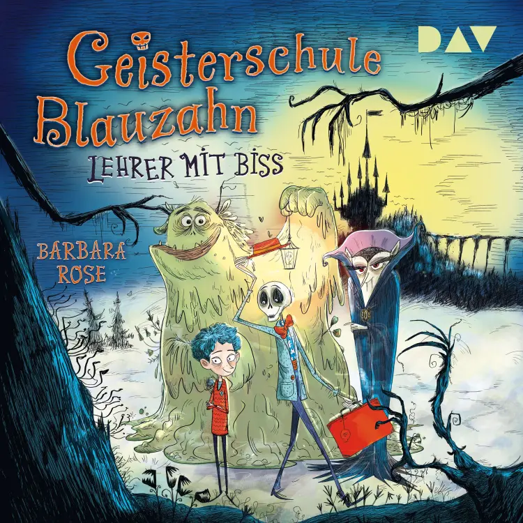 Cover von Barbara Rosa - Geisterschule Blauzahn - Teil 1 - Lehrer mit Biss