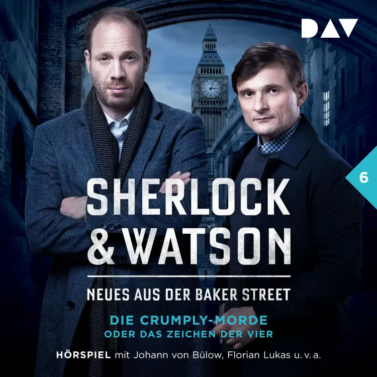 Cover von Sherlock & Watson - Neues aus der Baker Street - Folge 6 - Die Crumply-Morde oder Das Zeichen der Vier